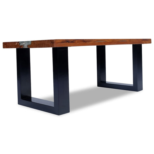 Coffee Table Teak Resin 100x50 cm , Furniture -> Tables -> Accent Tables -> Coffee Tables , Accent Tables -,Coffee Tables,eligant,Furniture -,Modern Design,new-305021,Tables -,TEAK