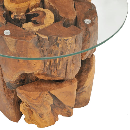 Coffee Table Solid Teak Driftwood 60 cm , Furniture -> Tables -> Accent Tables -> Coffee Tables , Accent Tables -,Coffee Tables,Durable,eligant,Furniture -,Home & Garden -,Modern Design,new-305021,Outdoor Furniture -,Tables -