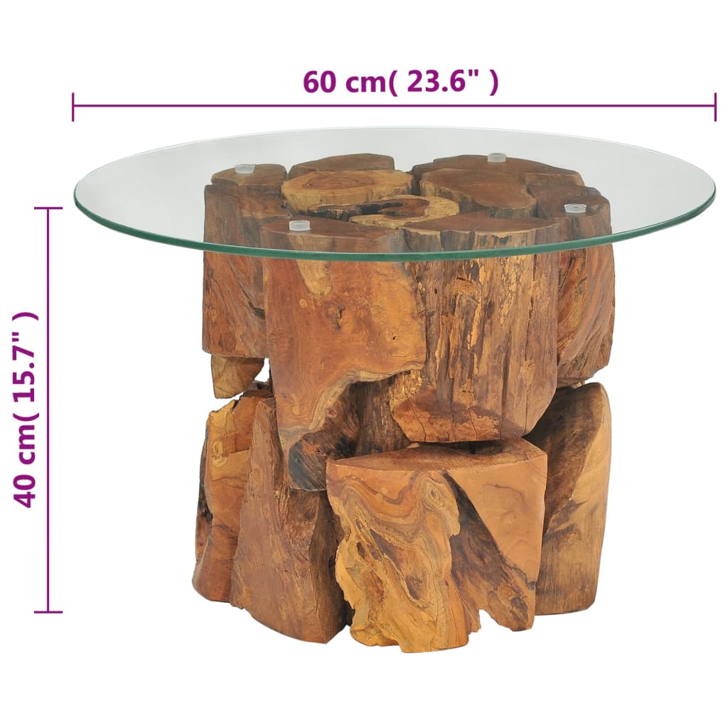 Coffee Table Solid Teak Driftwood 60 cm , Furniture -> Tables -> Accent Tables -> Coffee Tables , Accent Tables -,Coffee Tables,Durable,eligant,Furniture -,Home & Garden -,Modern Design,new-305021,Outdoor Furniture -,Tables -