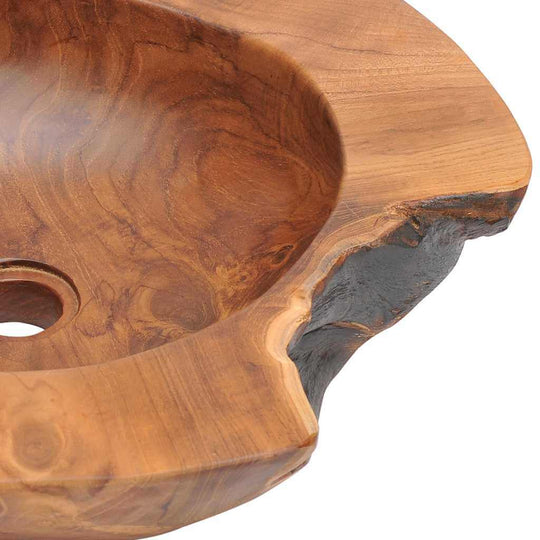 VidaXL Basin Solid Teak 45 cm