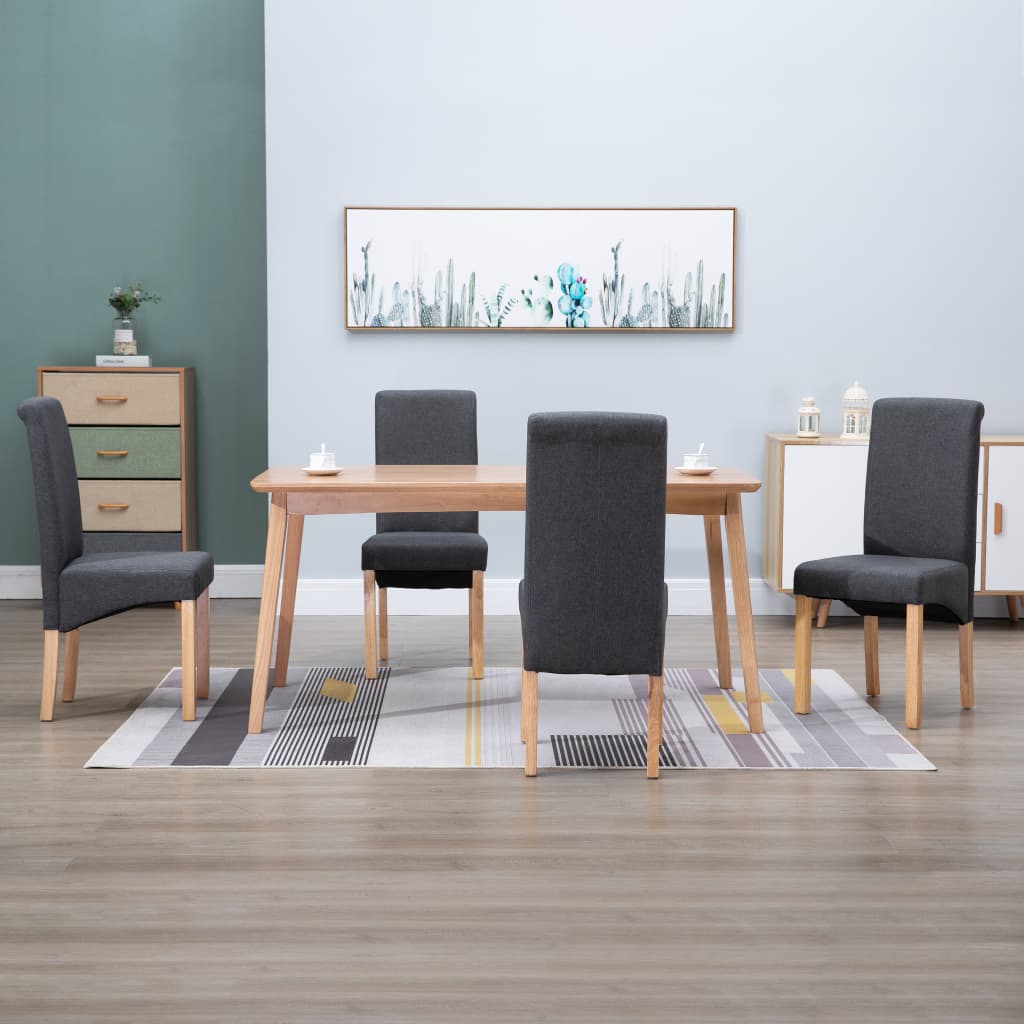 Dining Chairs 4 pcs Fabric , Dining Chair , Chairs -,Furniture -,Home Decor,Home Furnishings,Interior Design,Kitchen & Dining Room Chairs,Living Room Furniture,Modern Design,new-305021,nterior Design,seating,set of 4,Upholstered,Wooden Furniture