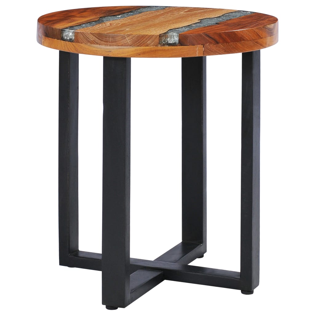 Coffee Table 40x45 cm Solid Teak Wood and Polyresin , Furniture -> Tables -> Accent Tables -> Coffee Tables , Accent Tables -,Coffee Tables,Durable,eligant,Furniture -,Home & Garden -,Modern Design,new-305021,Tables -,Wooden Furniture