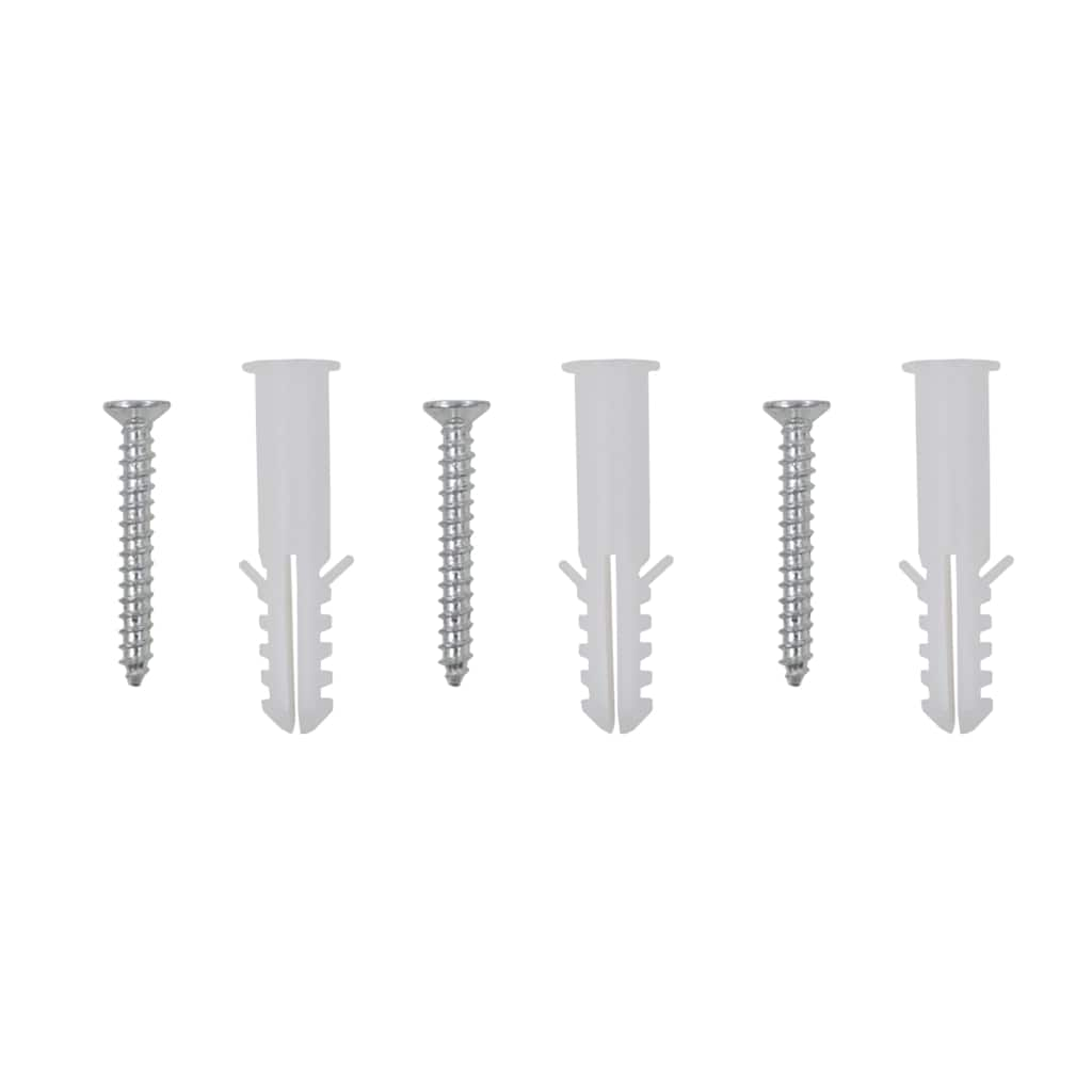 Set of wall plugs and screws for secure mounting and installation of fixtures and furniture.