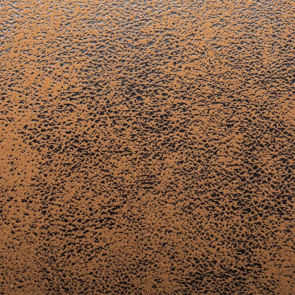 Close-up of brown faux suede leather texture, ideal for stylish furniture like sofa and outdoor seating.