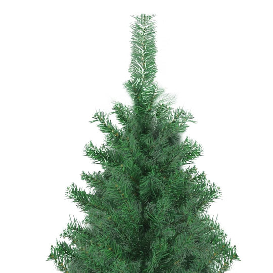 Artificial Christmas Tree 400 cm top view, showcasing lifelike PVC branches for a festive atmosphere.