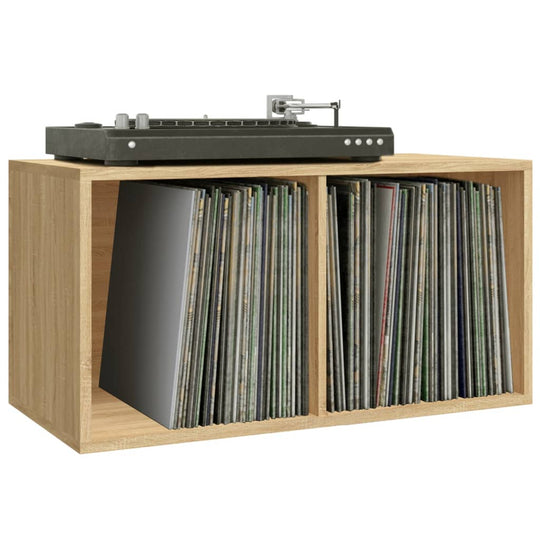 Vinyl Storage Box Sonoma Oak 71x34x36 cm Engineered Wood , Furniture -> Cabinets & Storage -> Media Storage Cabinets & Racks