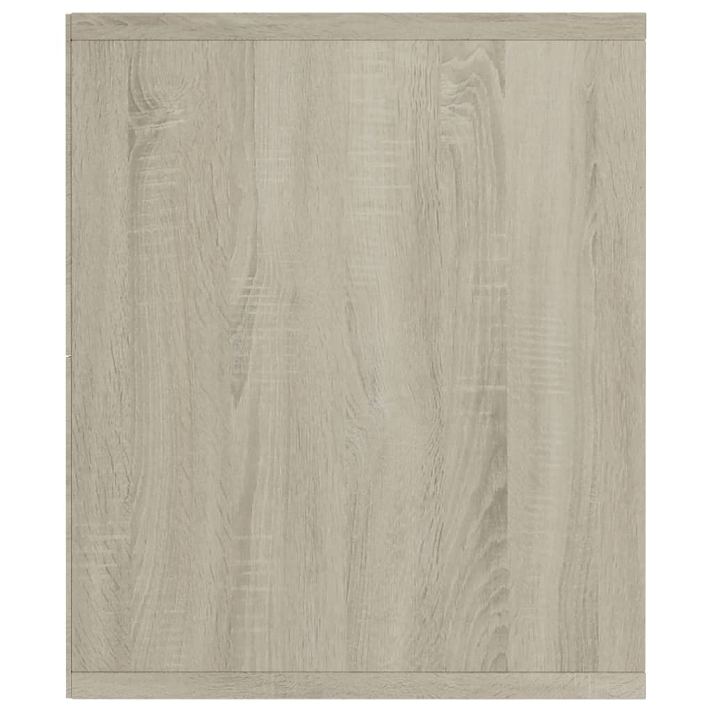 Book Cabinet/TV Cabinet Sonoma Oak 143x30x36 cm close-up of the engineered wood surface.