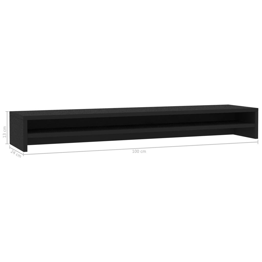 Monitor Stand 100x24x13 cm Engineered Wood , Electronics -> Video -> Video Accessories -> Television Parts & Accessories -> TV & Monitor Mounts , Durable,Electronics -,eligant,Furniture -,Modern Design,new-305021,Television Parts & Accessories -,TV & Moni