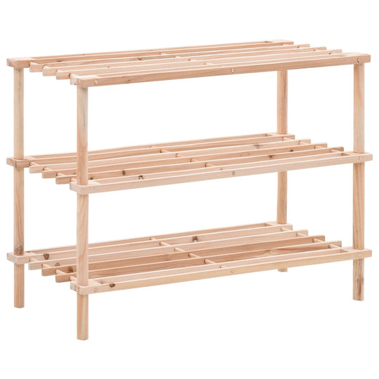 3-Tier Shoe Rack Solid Fir Wood,Home & Garden -> Household Supplies -> Storage & Organisation -> Clothing & Wardrobe Storage -> Shoe Racks & Organisers,Clothing & Wardrobe Storage -,Durable,eligant,Furniture -,Home & Garden -,Household Supplies -,Modern D