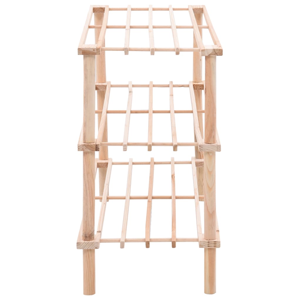 3-Tier Shoe Rack Solid Fir Wood,Home & Garden -> Household Supplies -> Storage & Organisation -> Clothing & Wardrobe Storage -> Shoe Racks & Organisers,Clothing & Wardrobe Storage -,Durable,eligant,Furniture -,Home & Garden -,Household Supplies -,Modern D