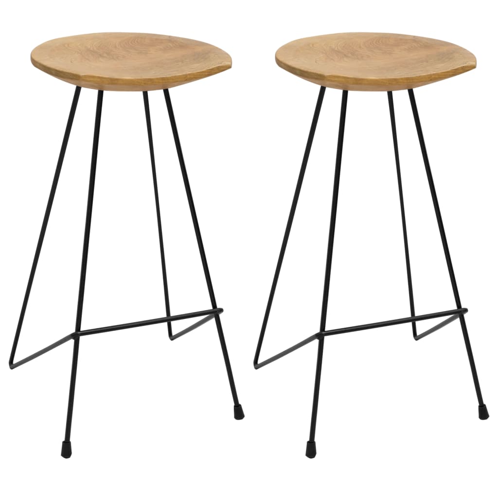 Bar Stools 2 pcs Solid Teak Wood , Furniture -> Chairs -> Table & Bar Stools , Chairs -,Durable,eligant,Furniture -,Home & Garden -,Modern Design,new-305021,Table & Bar Stools