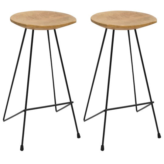 Bar Stools 2 pcs Solid Teak Wood , Furniture -> Chairs -> Table & Bar Stools , Chairs -,Durable,eligant,Furniture -,Home & Garden -,Modern Design,new-305021,Table & Bar Stools