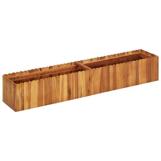 Garden Raised Bed 150x30x25 cm Solid Acacia Wood , Home & Garden -> Lawn & Garden -> Gardening -> Pots & Planters , Durable,Gardening -,Home & Garden -,Lawn & Garden -,Modern Design,new-305021,Outdoor Furniture -,Pots & Planters