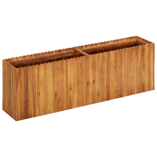 Garden Raised Bed 150x30x50 cm Solid Acacia Wood