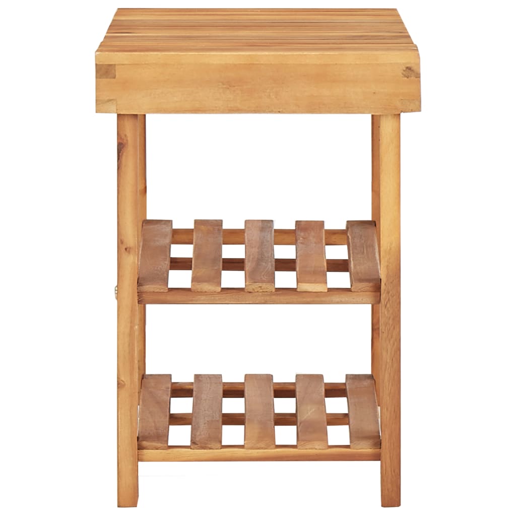 Shoe Rack 50x32x45 cm Solid Acacia Wood , Home & Garden -> Household Supplies -> Storage & Organisation -> Clothing & Wardrobe Storage -> Shoe Racks & Organisers