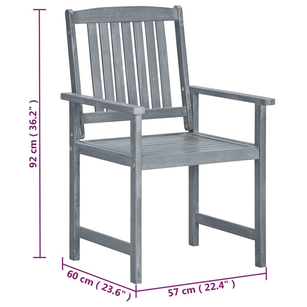 Garden Chairs 2 pcs Solid Acacia Wood , Furniture -> Outdoor Furniture -> Outdoor Seating -> Outdoor Chairs , Durable,eligant,Furniture -,Home & Garden -,Modern Design,new-305021,Outdoor Chairs,Outdoor Furniture -,Outdoor Seating -