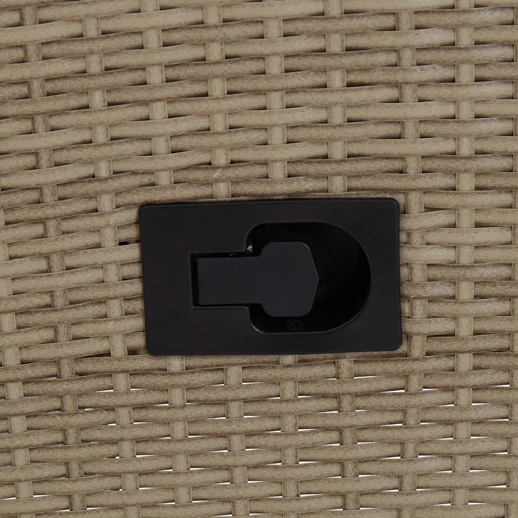 طقم طعام خارجي مكون من 9 قطع مع وسائد بولي راتان