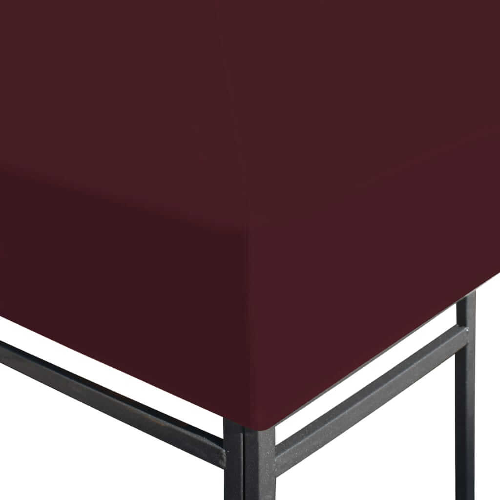 Gazebo Top Cover 310 g/m² 3x3 m Bordeaux