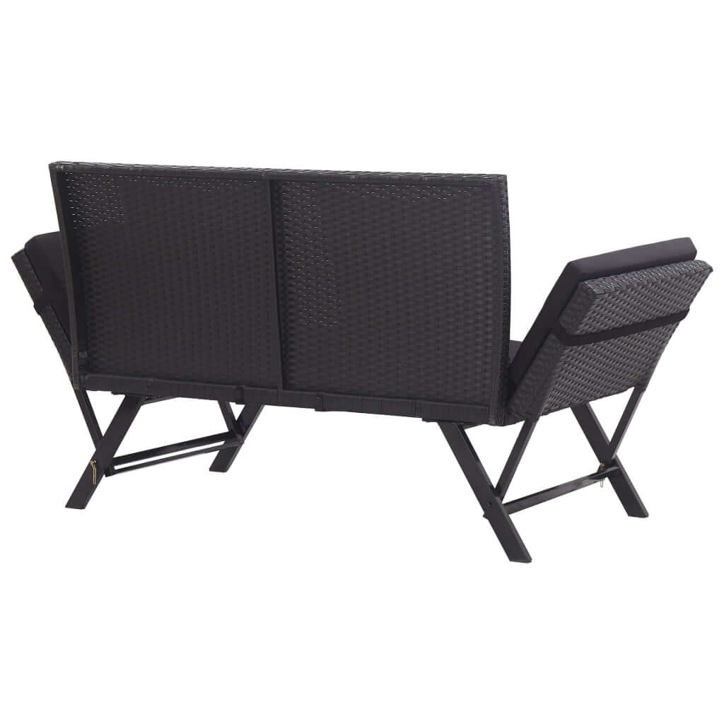 Garden Bench with Cushions 176 cm Poly Rattan , Furniture -> Outdoor Furniture -> Outdoor Seating -> Outdoor Benches