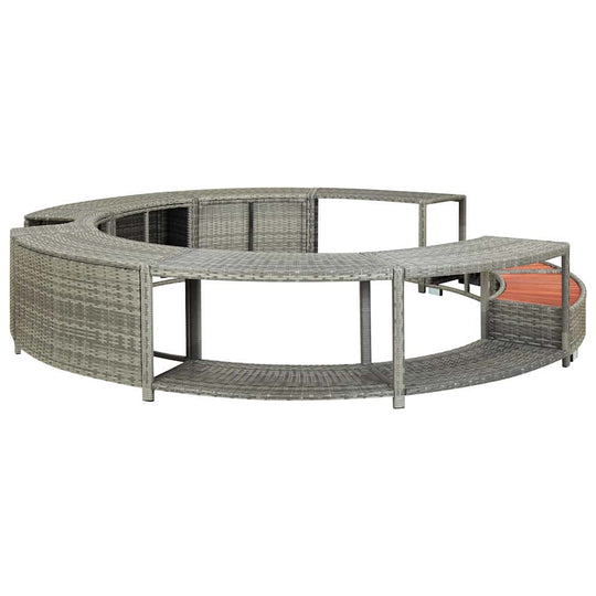 Hot Tub Surround  Poly Rattan