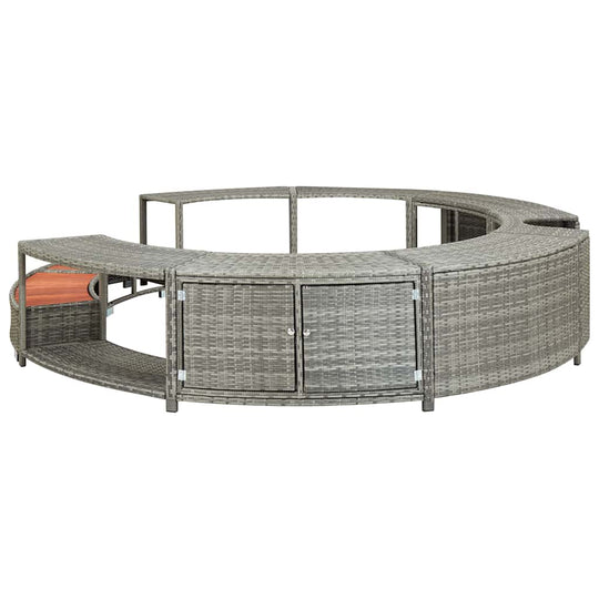 Hot Tub Surround  Poly Rattan