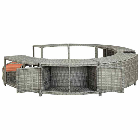 Hot Tub Surround  Poly Rattan