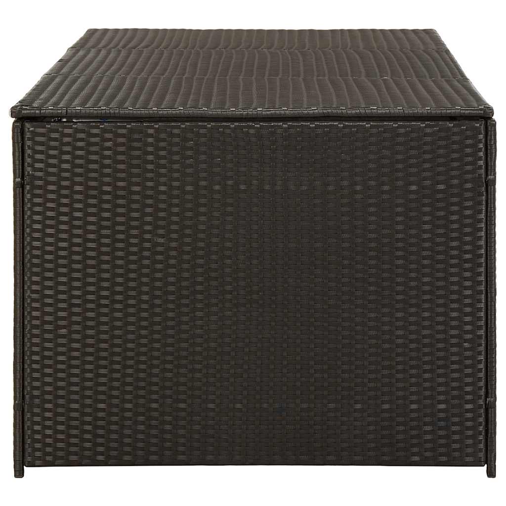 Garden Storage Box Poly Rattan 180x90x70 cm