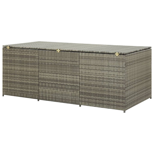 Garden Storage Box Poly Rattan 180x90x70 cm , Furniture -> Outdoor Furniture -> Outdoor Storage Boxes