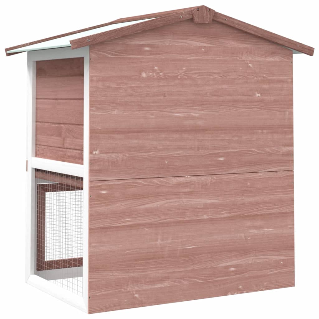 Outdoor Rabbit Hutch 3 Doors Wood , Animals & Pet Supplies -> Pet Supplies -> Small Animal Supplies -> Small Animal Habitats & Cages , Animals & Pet Supplies -,Durable,Home & Garden -,new-305021,Pet Supplies -,Small Animal Habitats & Cages,Small Animal Su