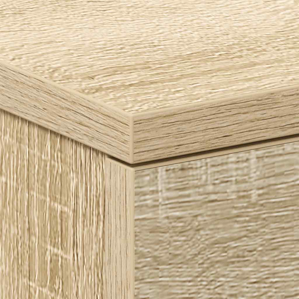 VidaXL Bedside Cabinet Sonoma Oak 38x35x56 cm Engineered Wood