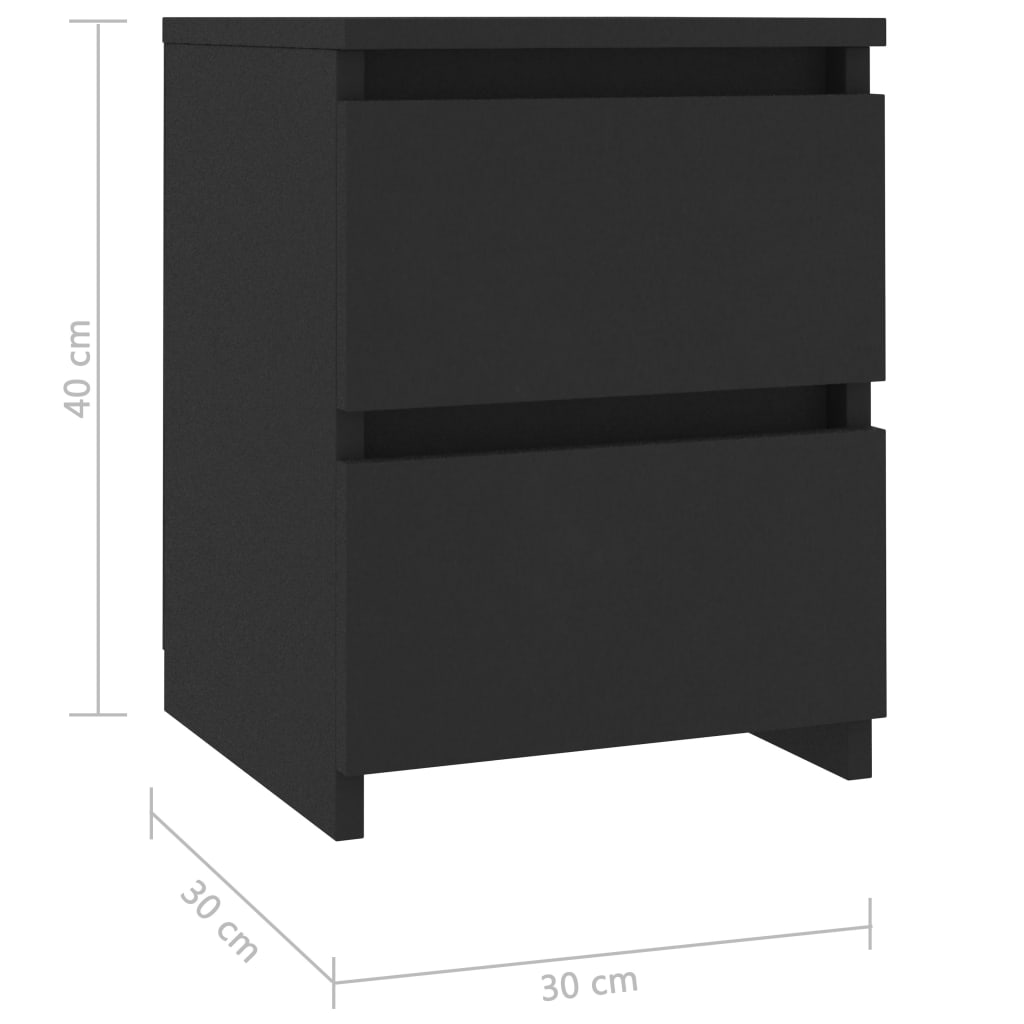 Bedside Cabinet 40x30x40 cm Engineered Wood , Furniture -> Tables -> Bedside Tables , Bedside Tables,Durable,eligant,Furniture -,Home & Garden -,Modern Design,new-305021,Tables -,Wooden Furniture