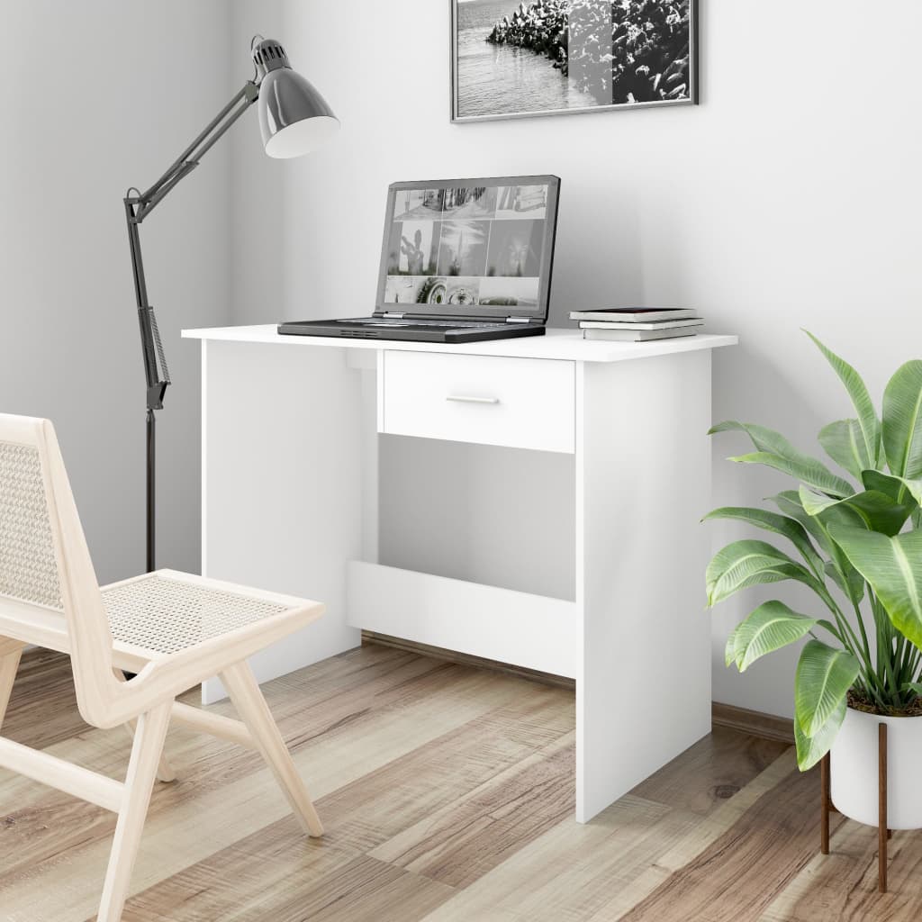 Desk 100x50x76 cm Engineered Wood , Furniture -> Office Furniture -> Desks , Desks,Furniture -,new-305021,Office & Desk Chairs,Office Furniture -,white