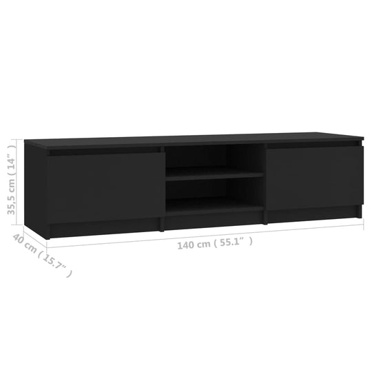 TV Cabinet 140x40x35.5 cm Engineered Wood , Furniture -> Entertainment Centers & TV Stands , Durable,eligant,Entertainment Centers & TV Stands,Furniture -,Home & Garden -,Modern Design,new-305021