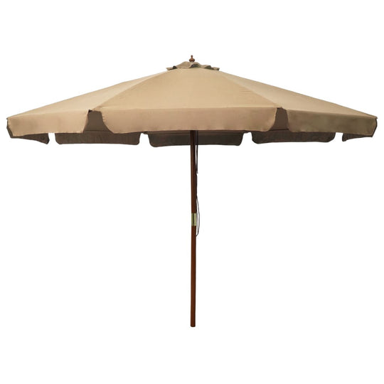Outdoor Parasol with Wooden Pole 330 cm