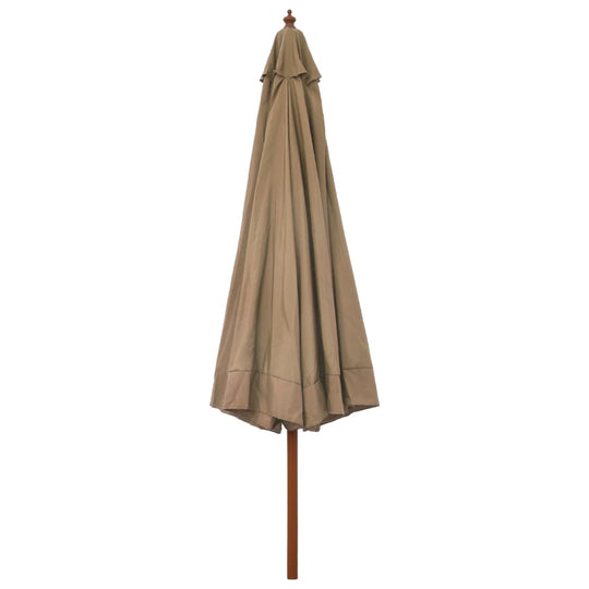Outdoor Parasol with Wooden Pole 330 cm