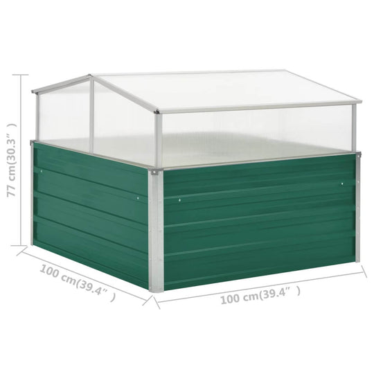 Greenhouse  100x100x77 cm Galvanised Steel