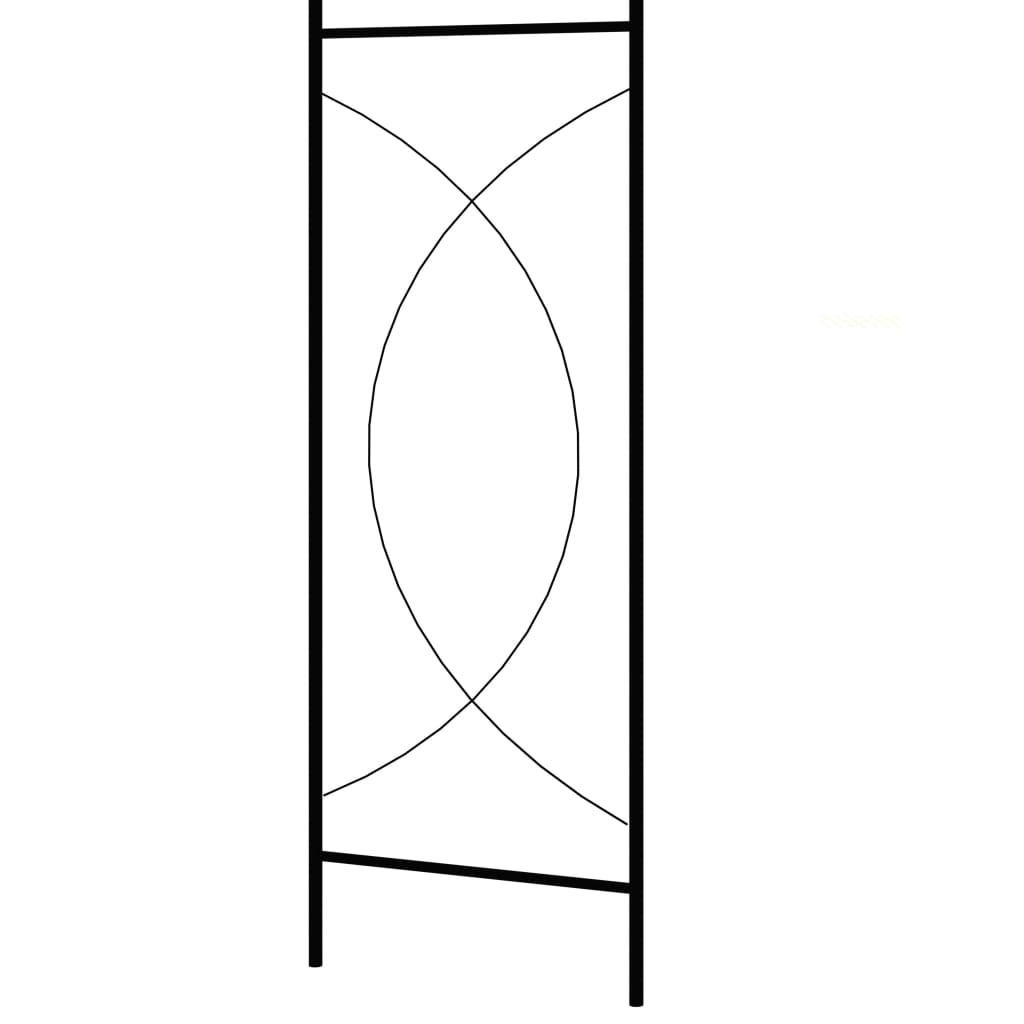 Garden Arch  150x34x240 cm Iron