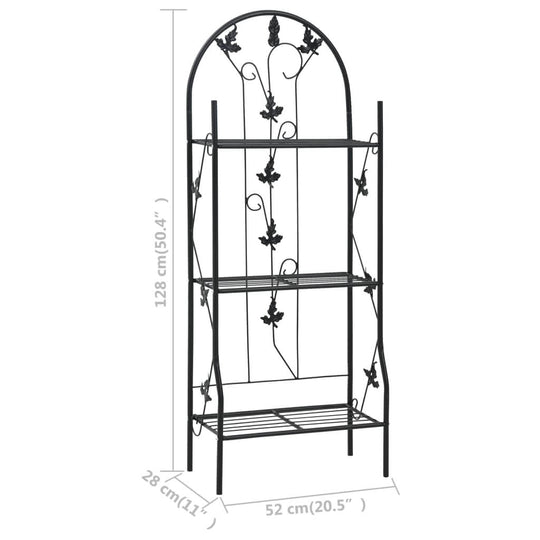 3-Layer Plant Rack  52x28x128 cm Iron