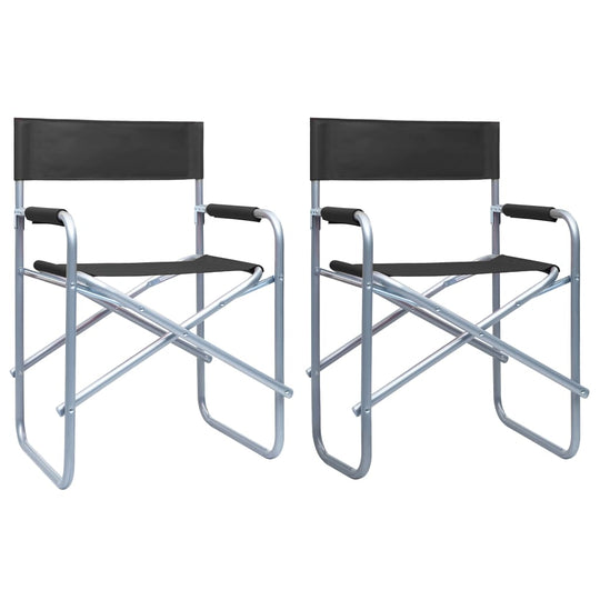 Director's Chairs 2 pcs Steel