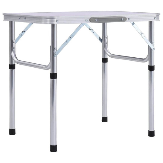 Folding Camping Table  Aluminium 60x45 cm - lightweight, portable design for outdoor activities and easy setup.