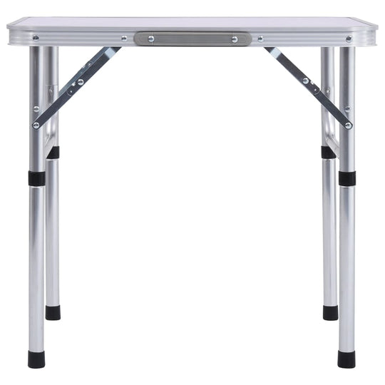 Folding Camping Table  Aluminium 60x45 cm with sturdy frame and lightweight design