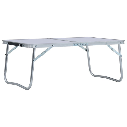 Folding Camping Table Aluminium 60x40 cm for outdoor activities and easy transport.