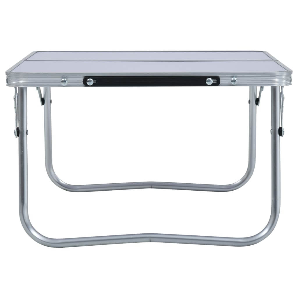 Folding Camping Table  Aluminium 60x40 cm - Lightweight and portable for outdoor activities like picnics and tailgating.