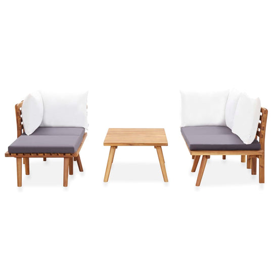 5 Piece Garden Lounge Set Solid Acacia Wood , Furniture -> Outdoor Furniture -> Outdoor Furniture Sets , Durable,eligant,Furniture -,Home & Garden -,Modern Design,new-305021,Outdoor Furniture -,Outdoor Furniture Sets,Wooden Furniture