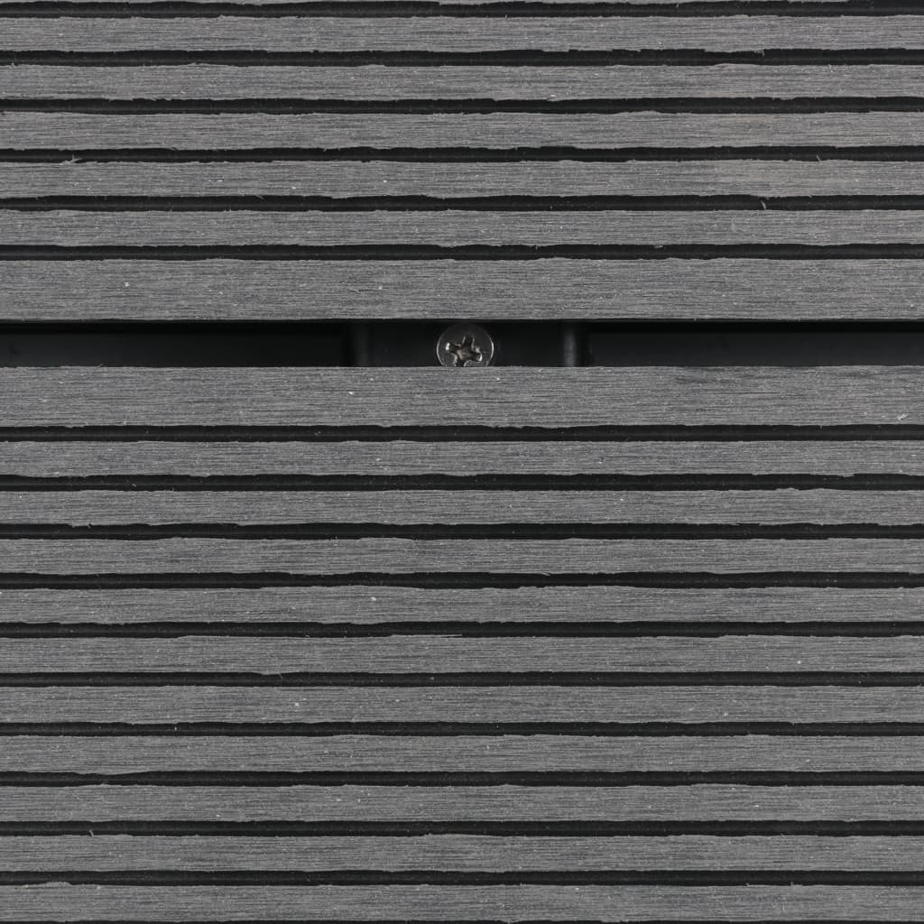 Outdoor Shower Tray WPC Stainless Steel 110x62 cm