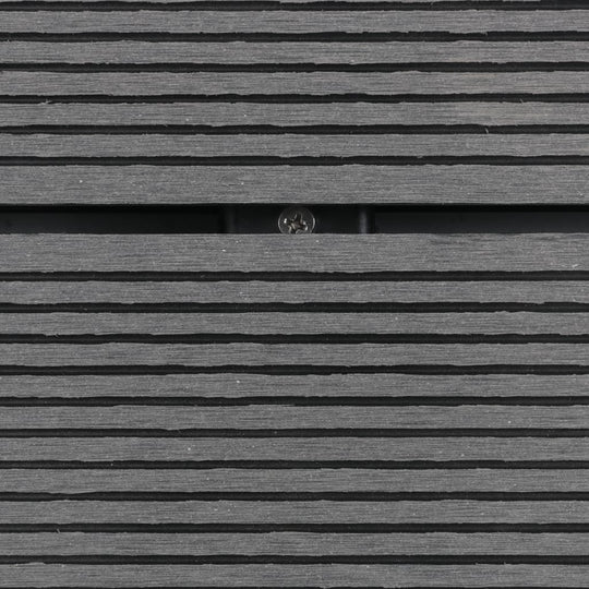 Outdoor Shower Tray WPC Stainless Steel 110x62 cm