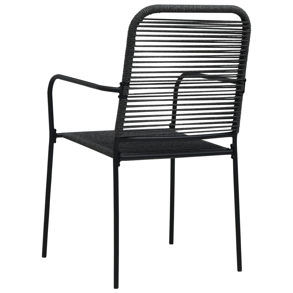 Garden Chairs 2 pcs Cotton Rope and Steel , Furniture -> Outdoor Furniture -> Outdoor Seating -> Outdoor Chairs , Durable,eligant,Furniture -,Home & Garden -,Modern Design,new-305021,Outdoor Chairs,Outdoor Furniture -,Outdoor Seating -