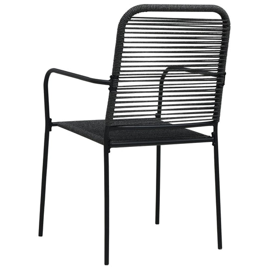 Garden Chairs 2 pcs Cotton Rope and Steel , Furniture -> Outdoor Furniture -> Outdoor Seating -> Outdoor Chairs , Durable,eligant,Furniture -,Home & Garden -,Modern Design,new-305021,Outdoor Chairs,Outdoor Furniture -,Outdoor Seating -