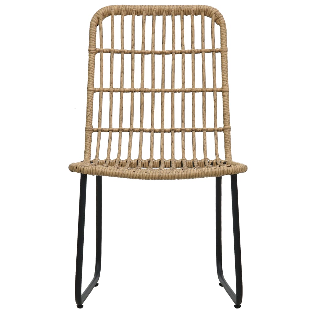 Garden Chairs 2 pcs Poly Rattan , Garden Chairs , Furniture -,garden decor,new-305021,Outdoor Chairs,Outdoor Furniture -,Outdoor Seating -,Patio Furniture,poly rattan,set of 2,Weather-resistant