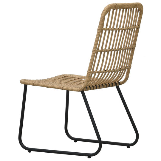 Garden Chairs 2 pcs Poly Rattan , Garden Chairs , Furniture -,garden decor,new-305021,Outdoor Chairs,Outdoor Furniture -,Outdoor Seating -,Patio Furniture,poly rattan,set of 2,Weather-resistant